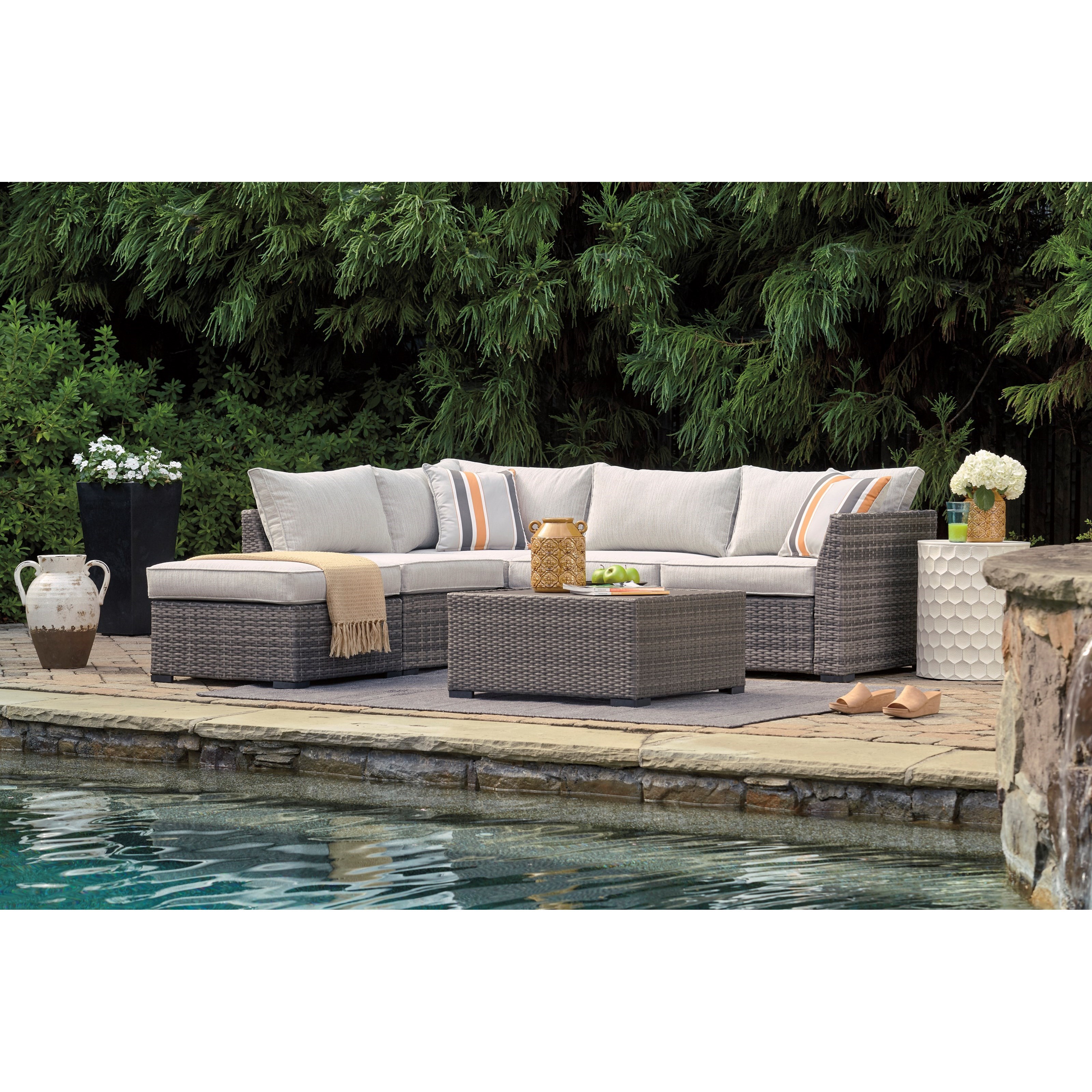 Ashley cherry point outdoor clearance sectional